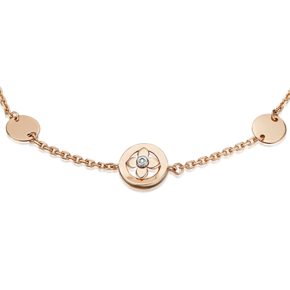 Браслет из комбинированного золота с бриллиантом 05-0741-00-101-1111