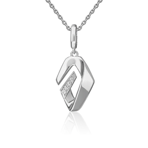 Подвеска из серебра с фианитами 03-3407-00-401-0200