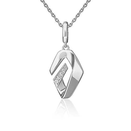 Подвеска из серебра с фианитами 03-3407-00-401-0200