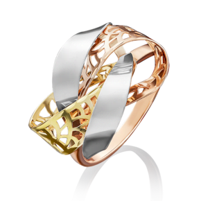 Кольцо из комбинированного золота 01-4802-00-000-1140-48