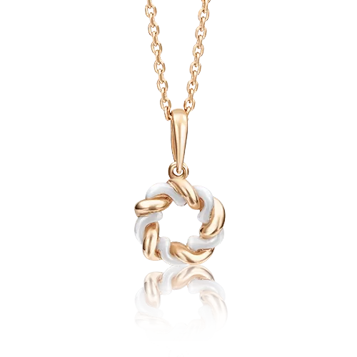 Подвеска из красного золота с диоксидом циркония 03-2462-00-601-1110-51