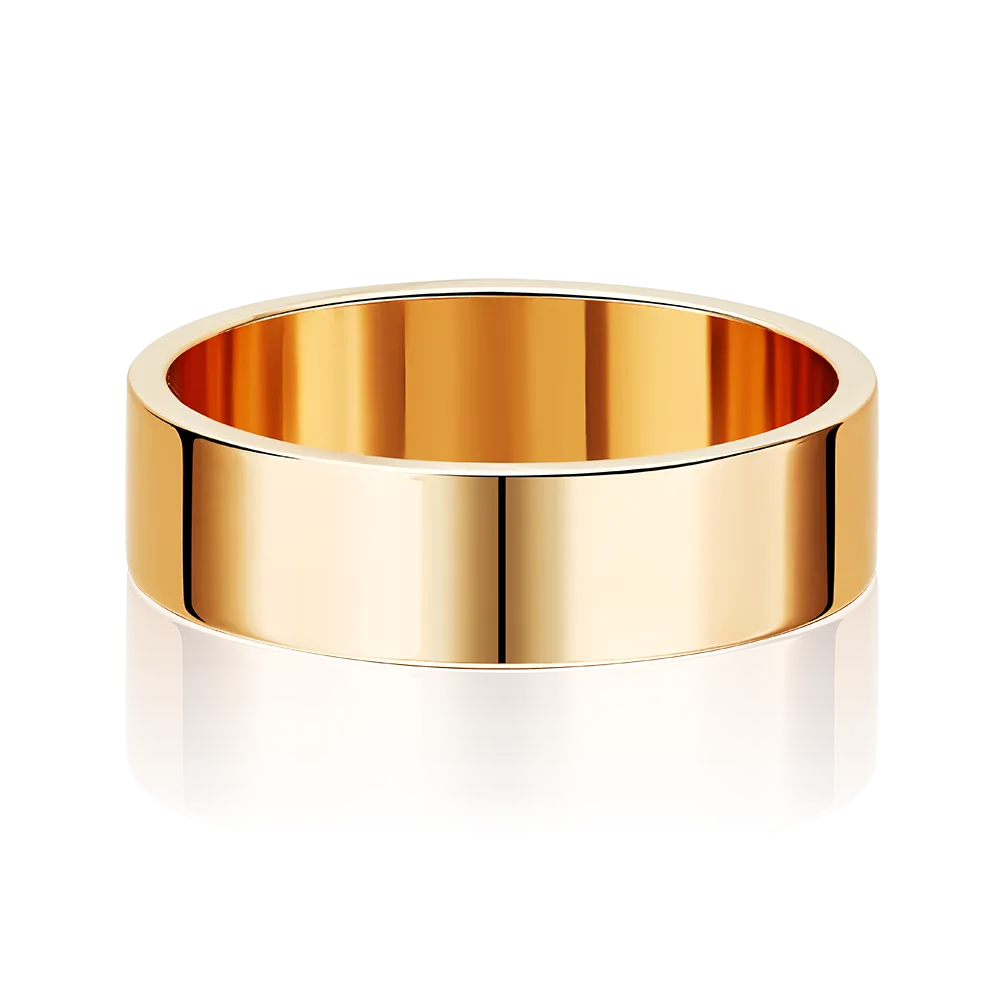 Обручальное кольцо из красного золота 01-4639-00-000-1110-11