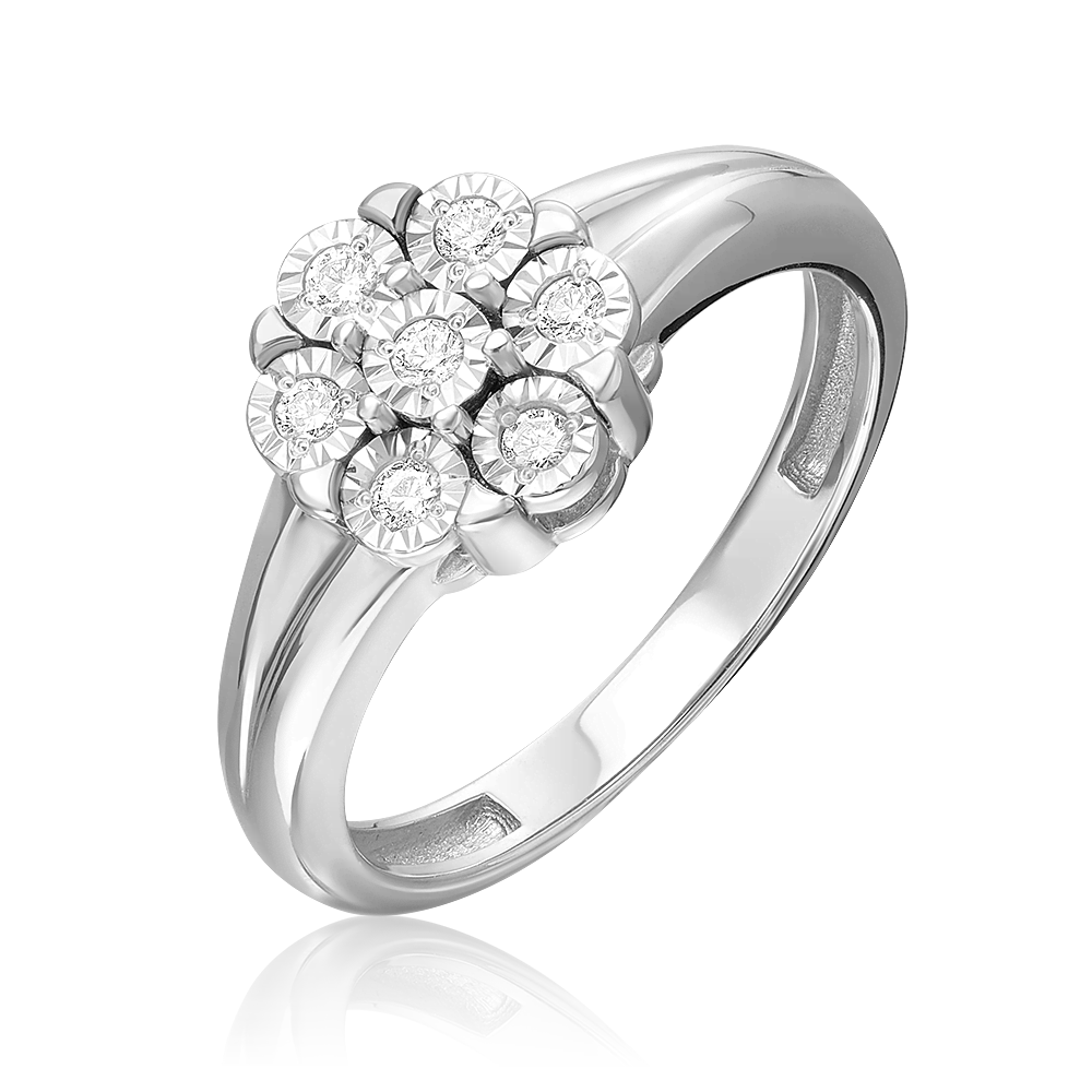 Кольцо из белого золота с бриллиантами 01-5737-00-101-1120