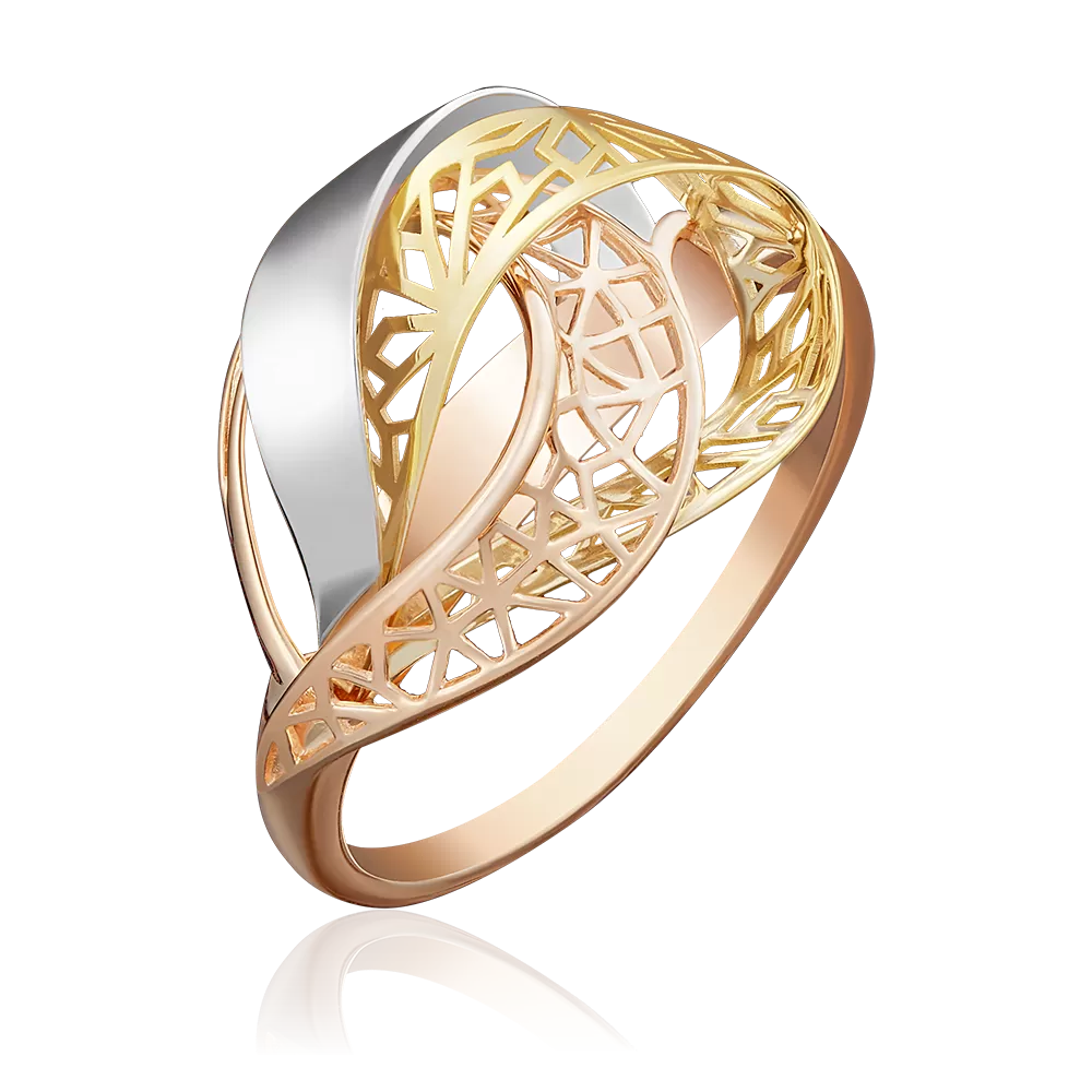 Кольцо из комбинированного золота 01-4905-00-000-1140-48