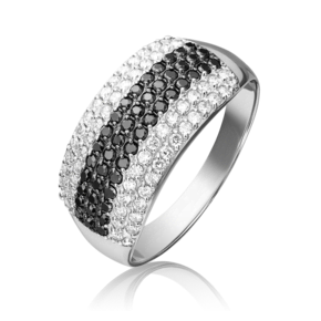 Кольцо из белого золота с бриллиантами 01-1489-00-108-1120-30