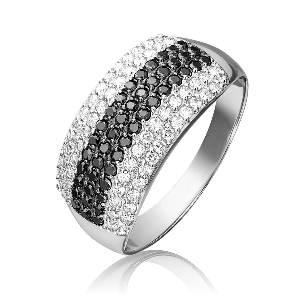 Кольцо из белого золота с бриллиантами 01-1489-00-108-1120-30