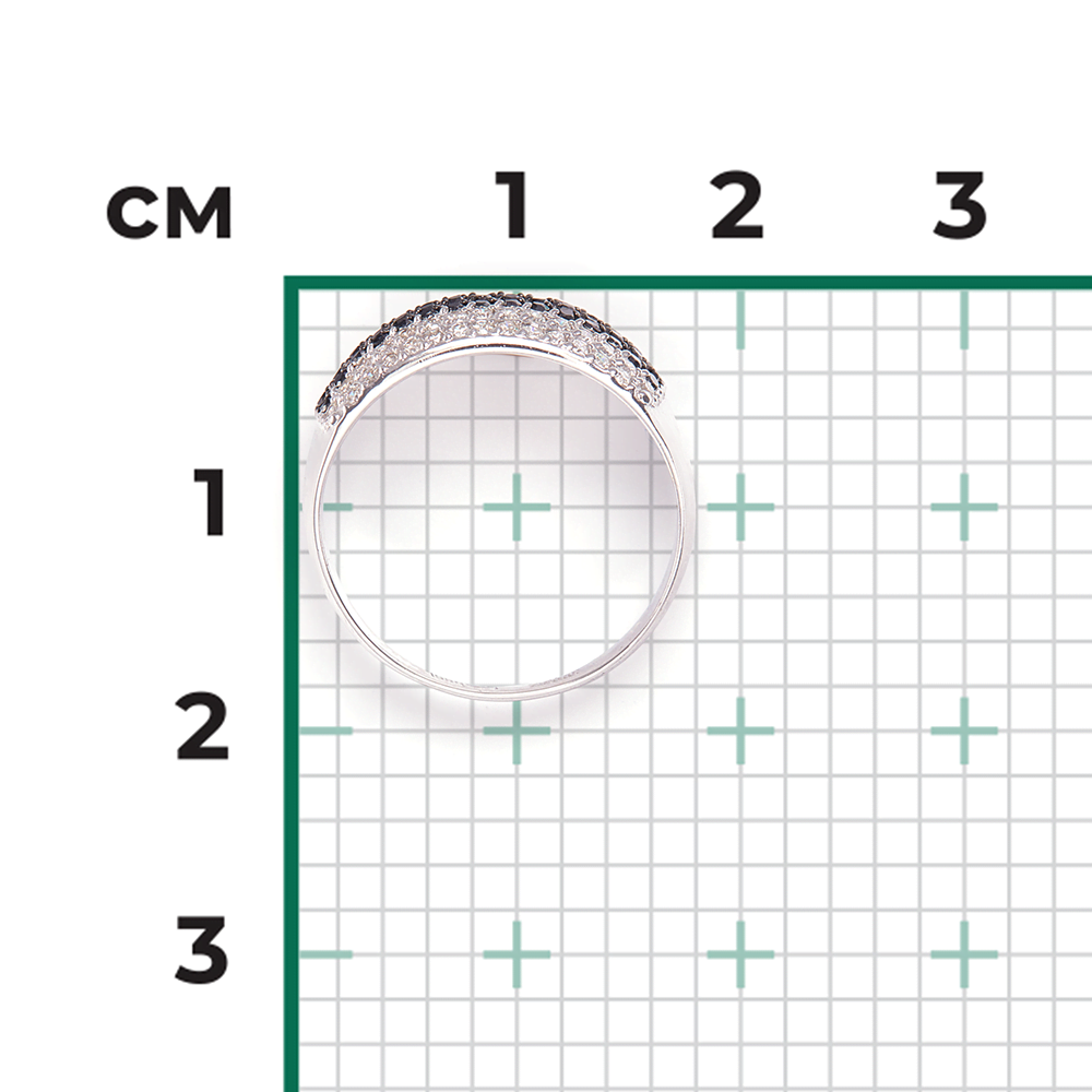 Кольцо из белого золота с бриллиантами 01-1489-00-108-1120-30