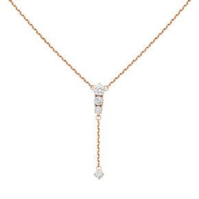 Колье из красного золота с фианитами 07-0291-00-401-1110