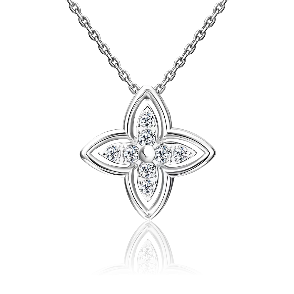 Подвеска из серебра с фианитами 03-3633-00-401-0200