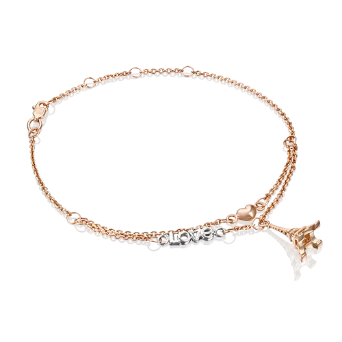 Браслет «Эйфелева башня» из комбинированного золота 05-0588-00-000-1111-63