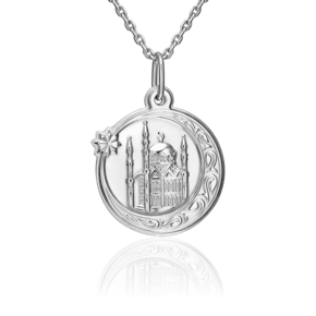 Мусульманская подвеска из серебра 03-2291-00-000-0200