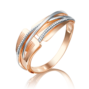 Кольцо из комбинированного золота 01-5131-00-000-1111-48