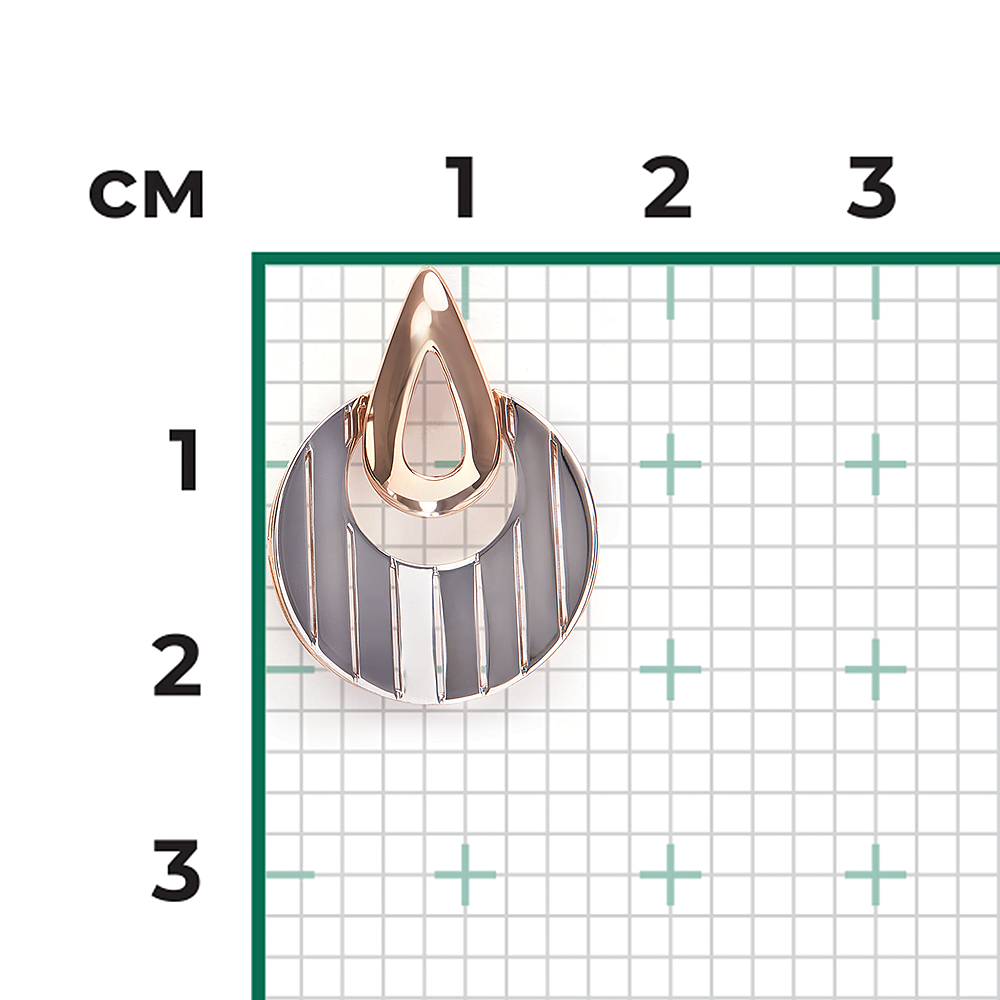 Подвеска из комбинированного золота 03-3532-01-000-1111