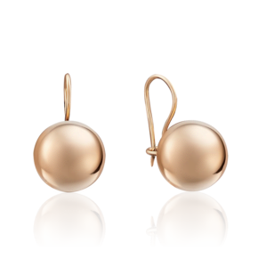 Серьги с французским замком из красного золота 02-3558-00-000-1110-01