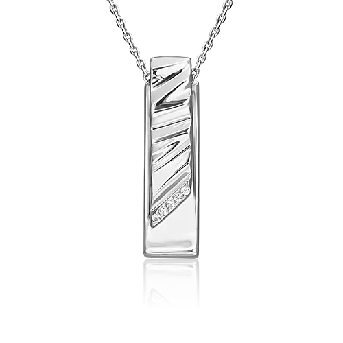 Подвеска из серебра с фианитами 03-3393-00-401-0200