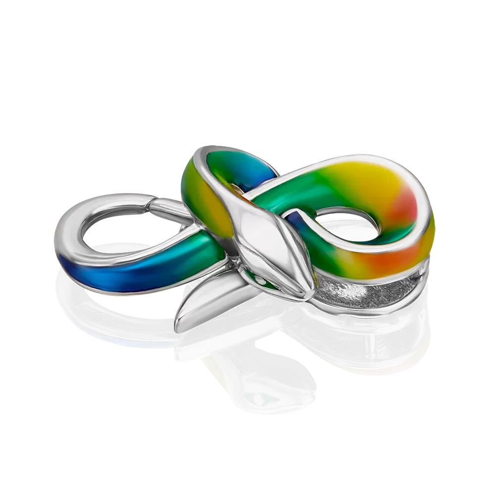 Соул «Змея» из серебра с эмалью 14-0014-00-000-0200