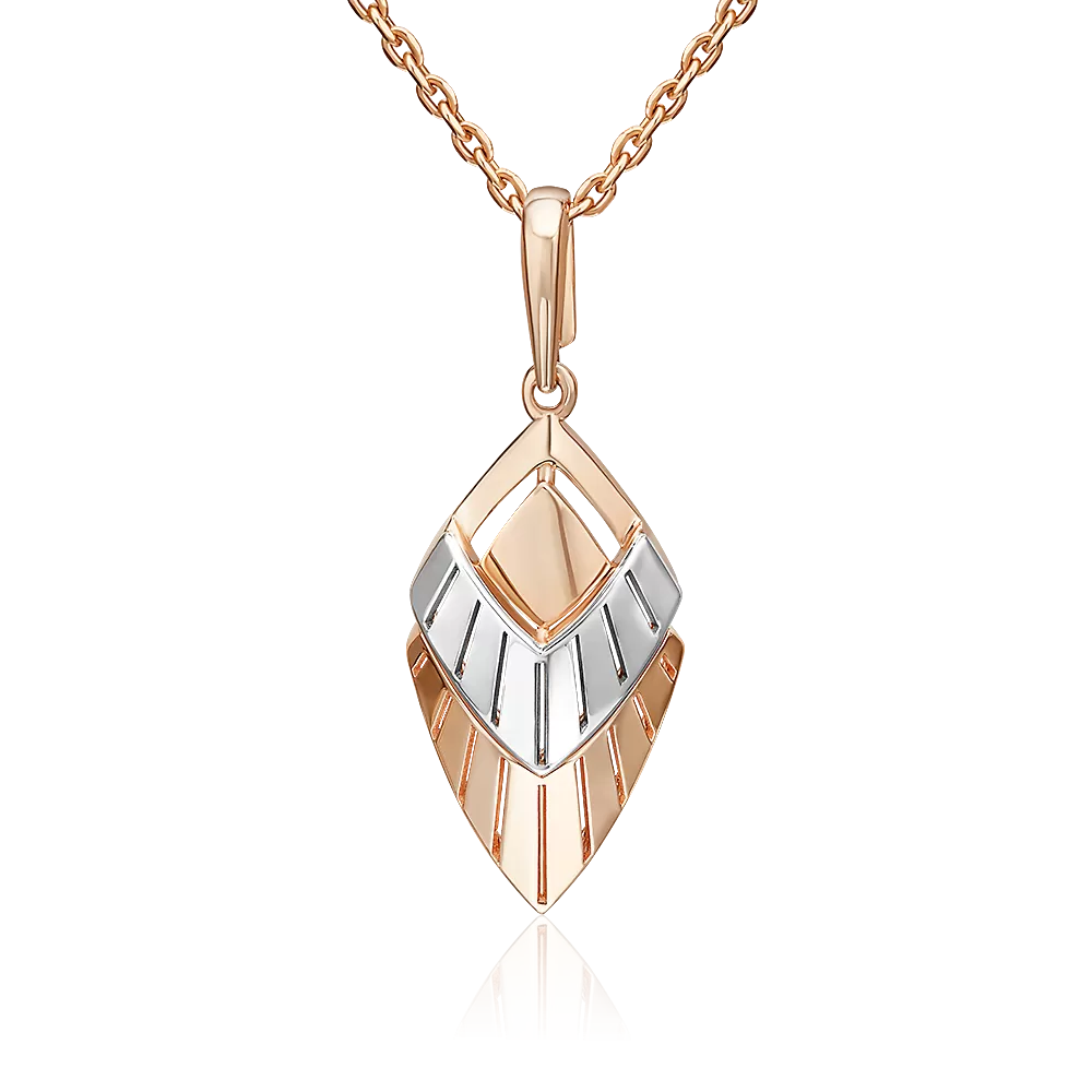 Подвеска из комбинированного золота 03-3545-00-000-1111