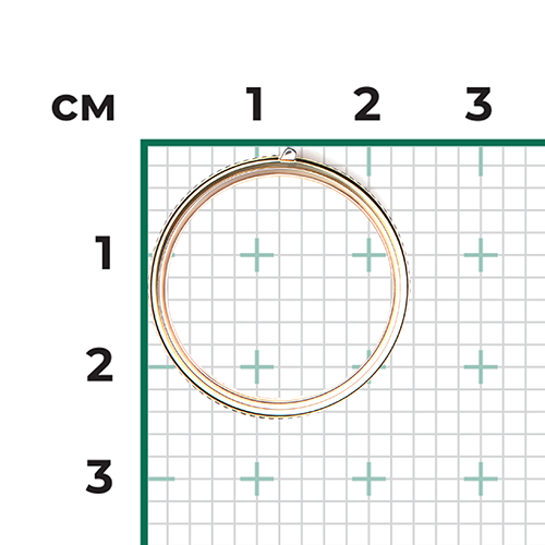Обручальное кольцо из комбинированного золота 01-5188-00-000-1140-39