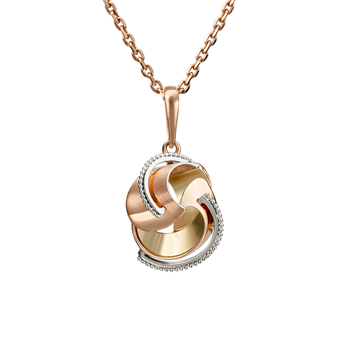 Подвеска из комбинированного золота 03-2870-00-000-1113-48