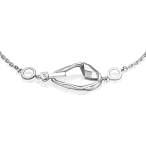 Браслет из белого золота с натуральным топазом white 05-0743-00-201-1120