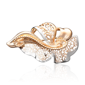 Брошь из красного золота 04-0164-00-000-1110-48