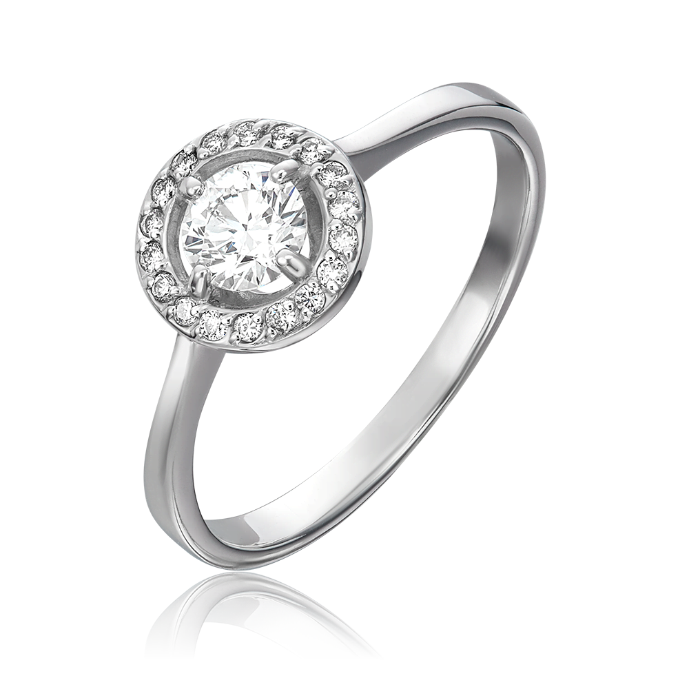 Кольцо из белого золота с бриллиантами 01-1282-00-101-1120-30