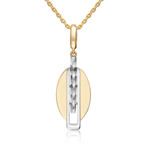 Подвеска из комбинированного золота 03-3386-00-000-1121