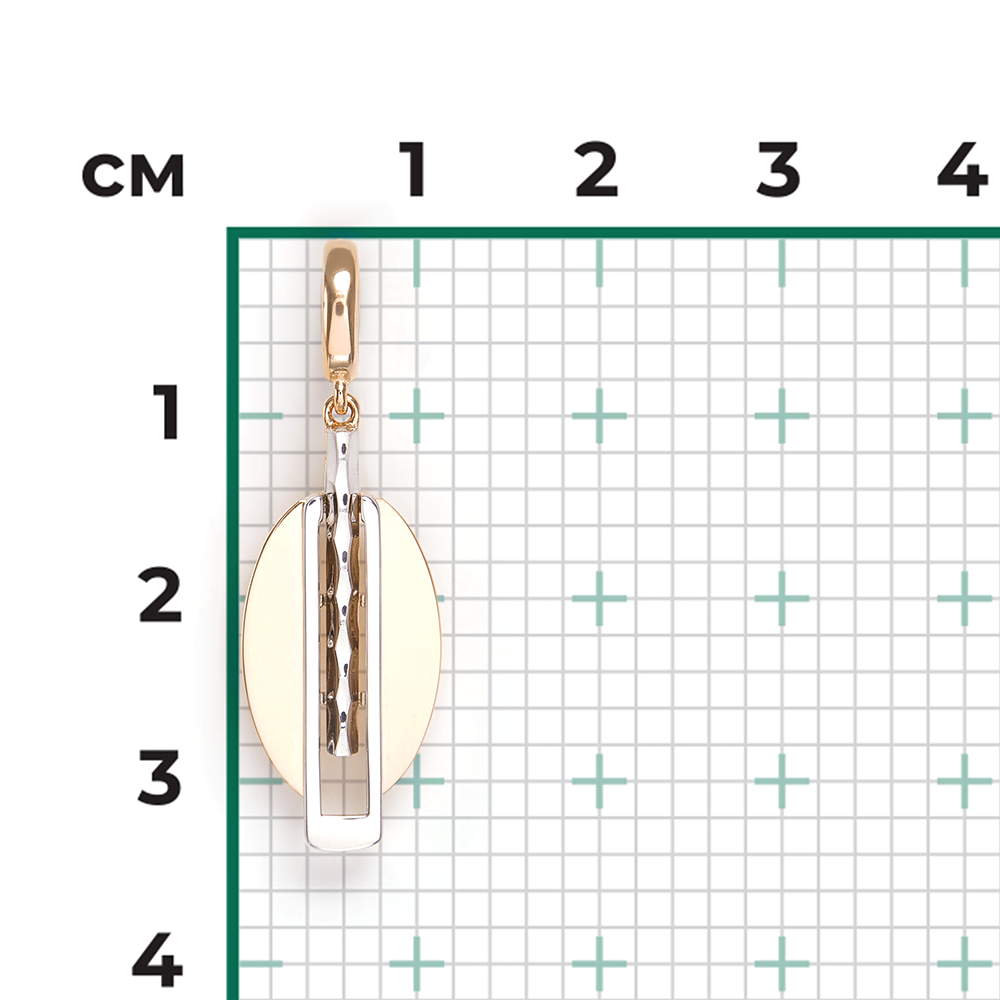 Подвеска из комбинированного золота 03-3386-00-000-1121