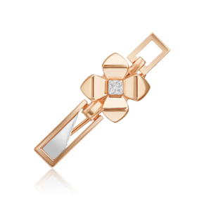 Брошь из комбинированного золота с бриллиантами 04-0269-00-101-1111