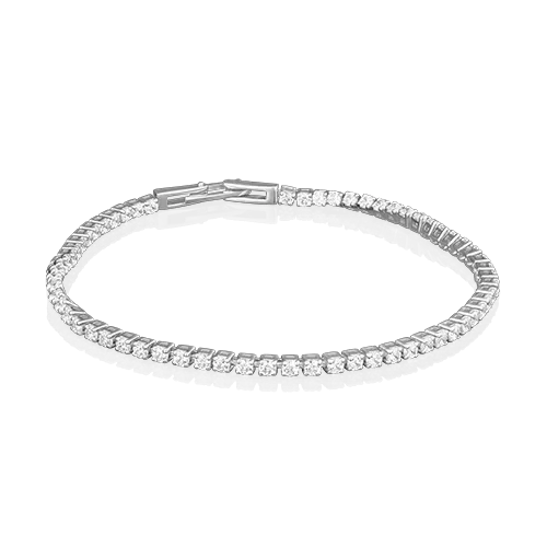 Браслет из белого золота с фианитами 05-0572-00-401-1120