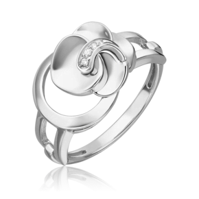 Кольцо из белого золота с бриллиантами 01-5611-00-101-1120