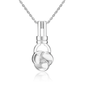 Подвеска из белого золота с бриллиантами 03-3366-00-101-1120