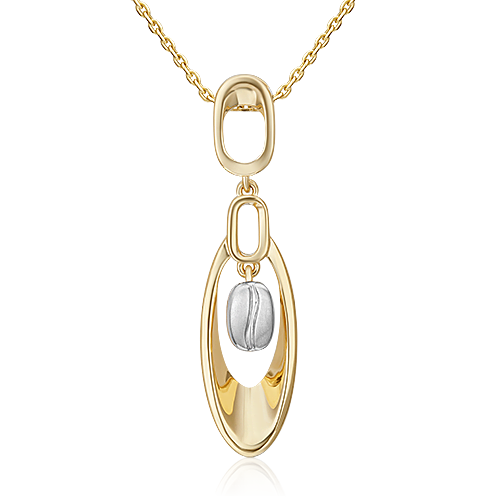 Подвеска из комбинированного золота 03-3325-00-000-1121