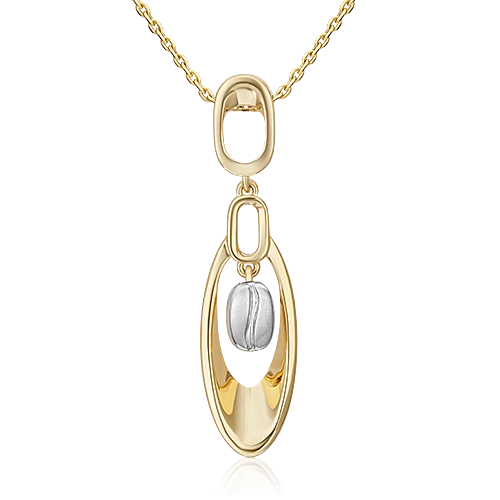 Подвеска из комбинированного золота 03-3325-00-000-1121