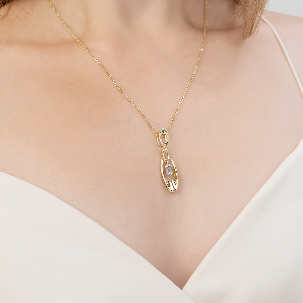 Подвеска из комбинированного золота 03-3325-00-000-1121