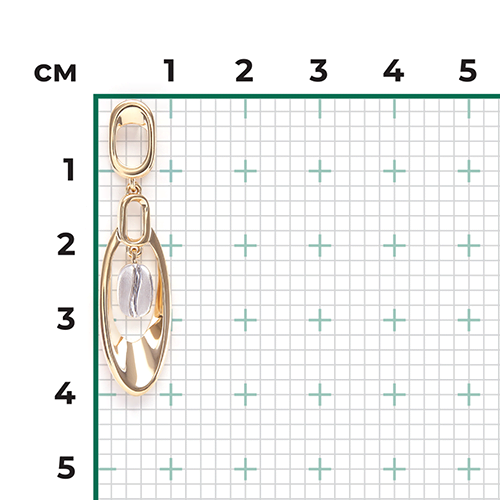 Подвеска из комбинированного золота 03-3325-00-000-1121