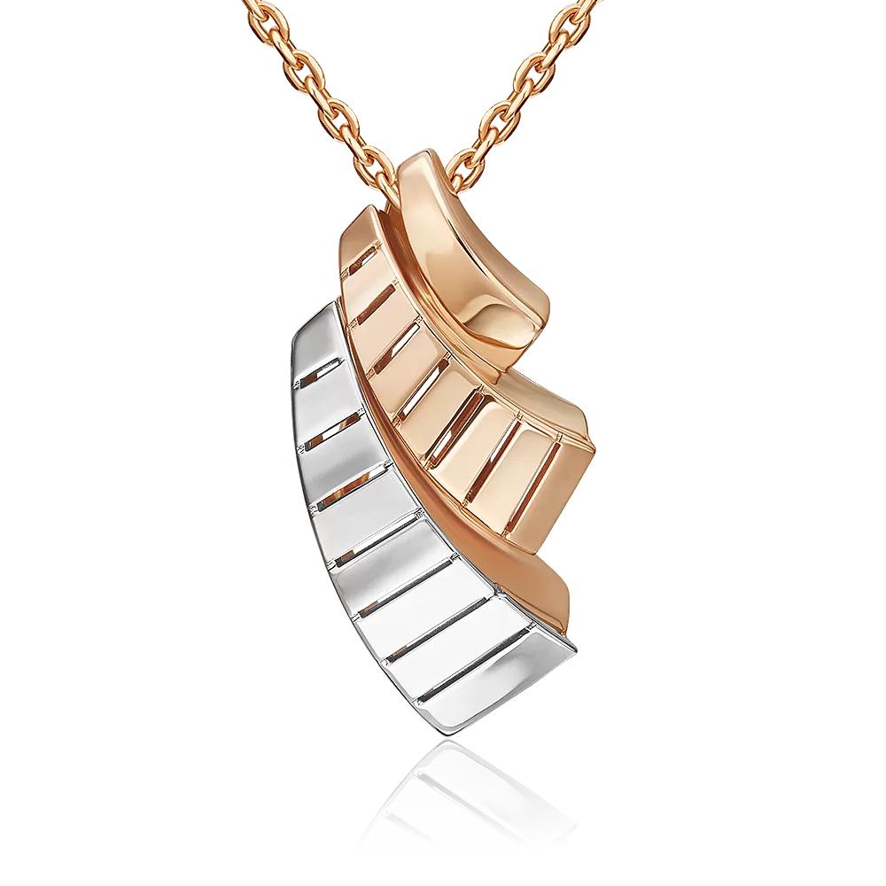 Подвеска из комбинированного золота 03-3534-00-000-1111