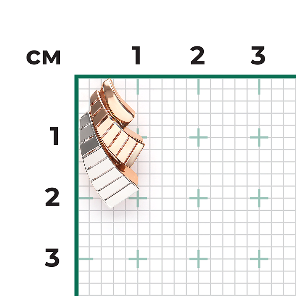Подвеска из комбинированного золота 03-3534-00-000-1111