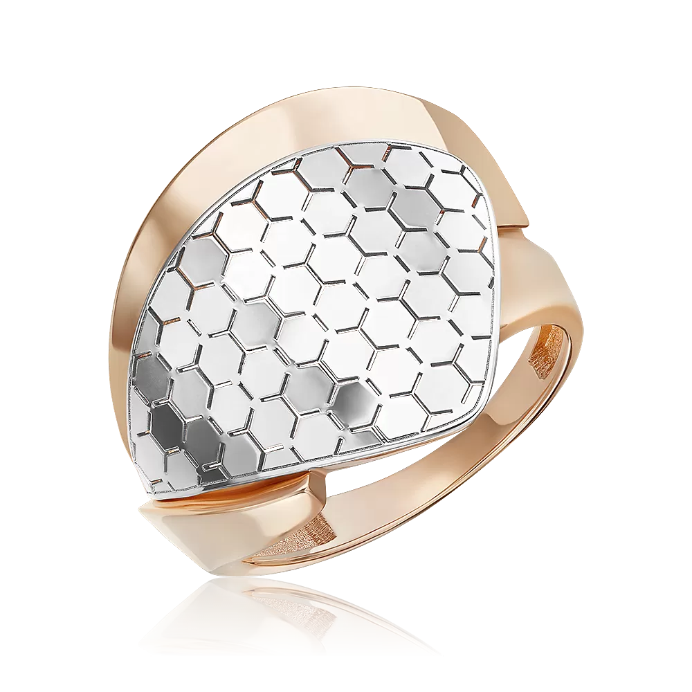 Кольцо из комбинированного золота 01-5773-01-000-1111