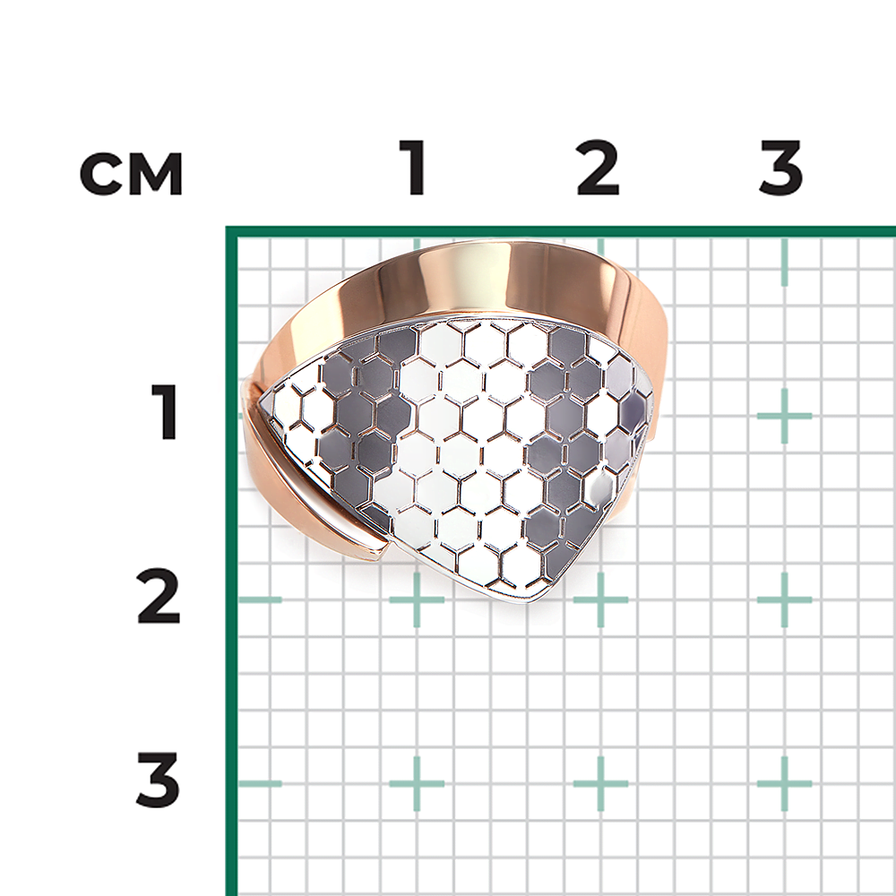 Кольцо из комбинированного золота 01-5773-01-000-1111