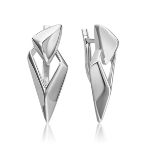 Серьги «Свобода» с английским замком из серебра 02-4948-00-000-0200