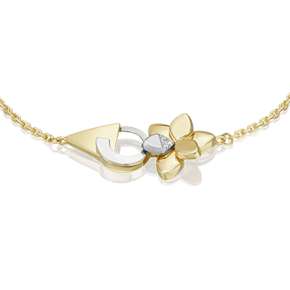 Браслет из комбинированного золота с бриллиантами 05-0733-00-101-1121