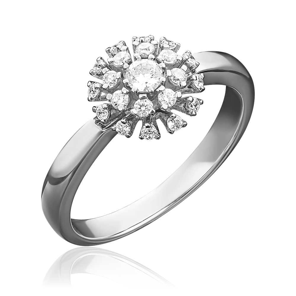 Кольцо из белого золота с бриллиантами 01-5007-00-101-1120-30