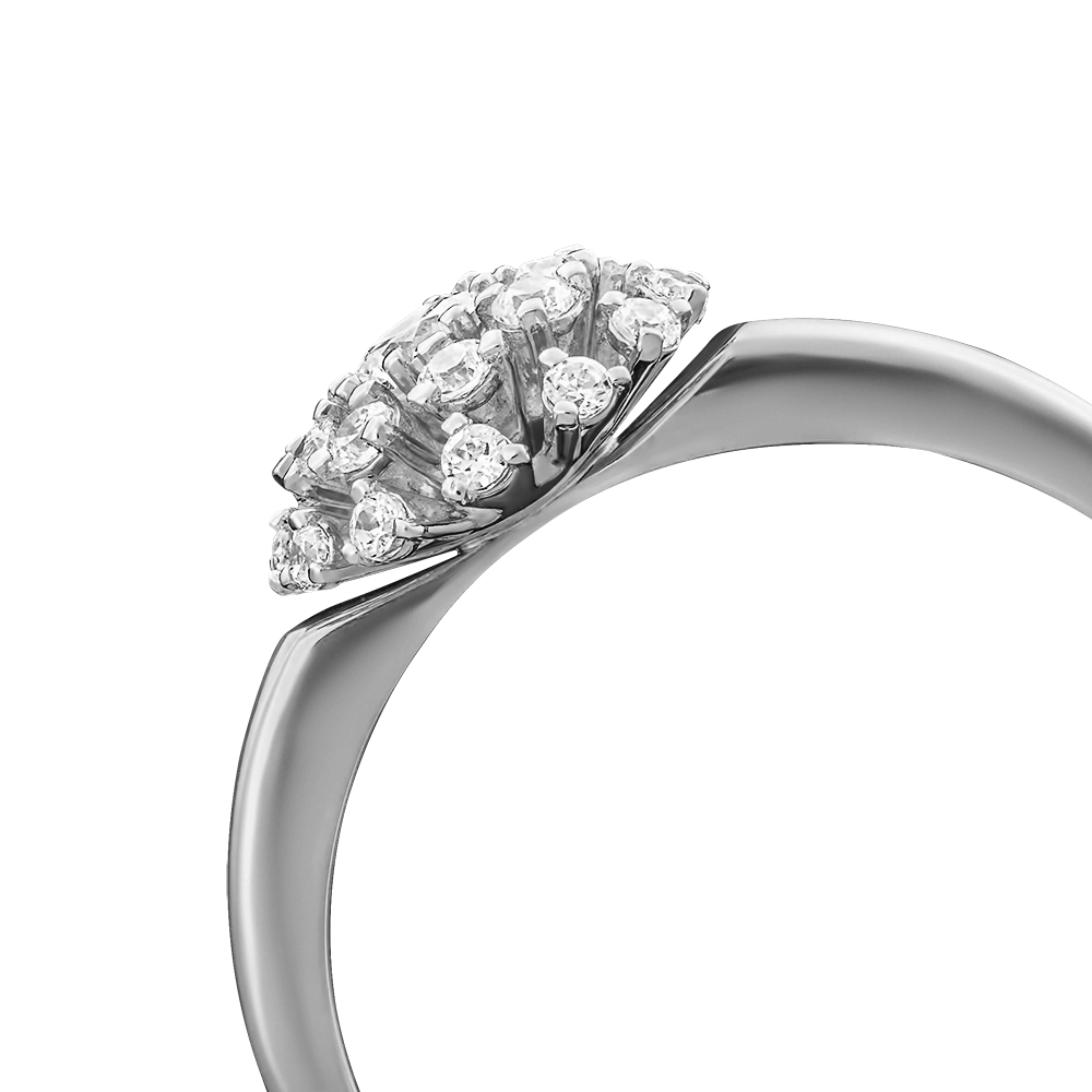 Кольцо из белого золота с бриллиантами 01-5007-00-101-1120-30