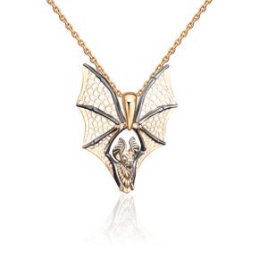 Подвеска «Летучая мышь» из красного золота 03-2610-00-000-1110-48