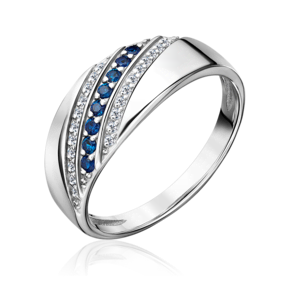 Кольцо из серебра с фианитами 01-3278-00-404-0200