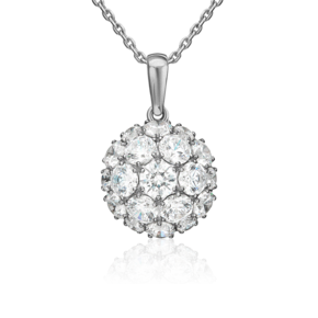 Подвеска из серебра с фианитами 03-2277-00-401-0200