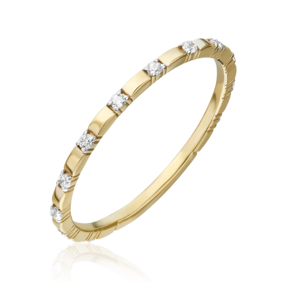 Кольцо из лимонного золота с фианитами 01-5293-00-401-1130-48