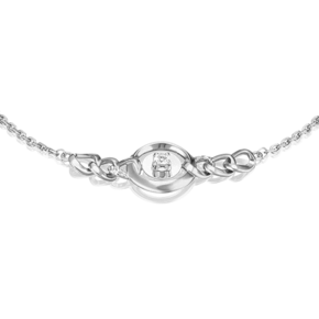 Браслет «Энергия» из белого золота с натуральными топазами white