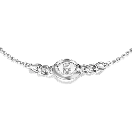 Браслет «Энергия» из белого золота с натуральными топазами white 05-0701-00-201-1120